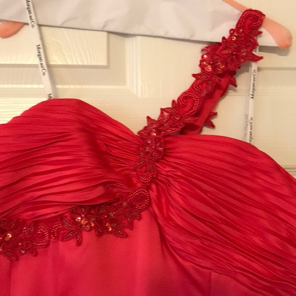 Beautiful Pink Morgan and Co. Gown. - Picture 4 of 5